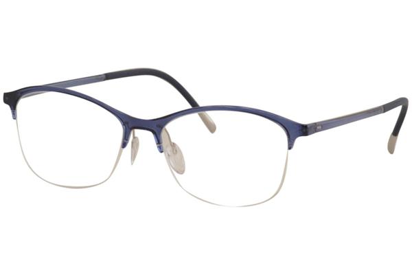  Silhouette Eyeglasses SPX-Illusion-Nylor 1586 Half Rim Optical Frame 