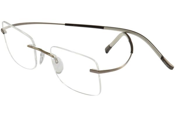 Silhouette Eyeglasses Titan Minimal Art Icon Chassis 7581 Rimless Optical Frame