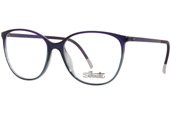 Silhouette SPX-Illusion 1601 Eyeglasses Women's Full Rim Cat Eye Optical Frame