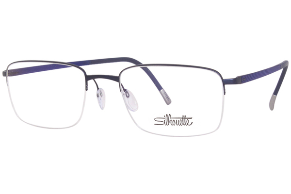 Silhouette Illusion Nylor 5560 Eyeglasses Semi Rim Square Shape