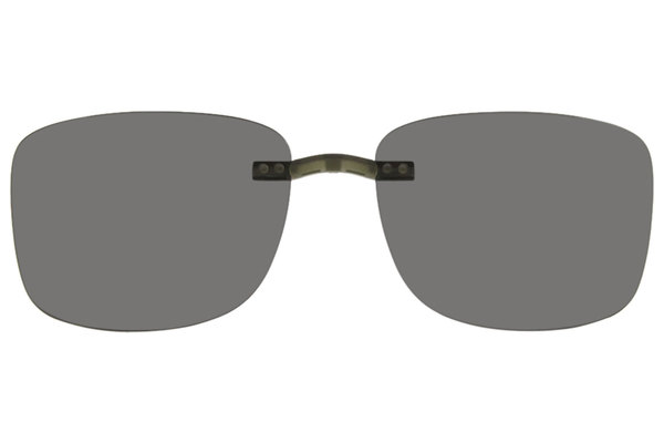  Silhouette TMA Titan Minimal Art The-Icon 5541 Clip-On Polarized Sunglasses 