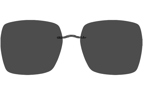  Silhouette TMA Titan Minimal Art The-Icon 5541 Clip-On Polarized Sunglasses 