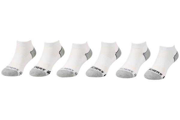  Skechers Boy's 6-Pairs Logo Toe Low Cut Socks 