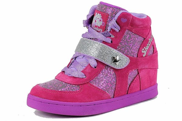 Velo Inactivo rock Skechers Girl's Hydee Hytop Plus 2 Fashion Sneaker Wedge Shoes | JoyLot.com