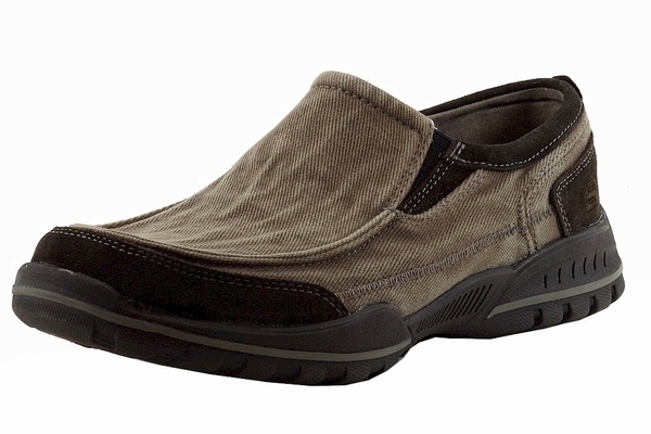  Skechers Men's Relaxed Fit Vorlez Fontes Memory Foam Slip On Sneakers Shoes 