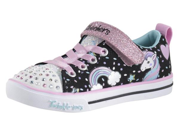  Skechers Toddler/Little Girl's S-Lights Unicorn Craze Light Up Sneakers Shoes 