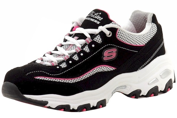 skechers black memory foam womens