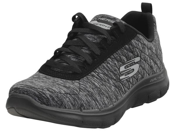 skechers flex appeal 2.0 memory foam black