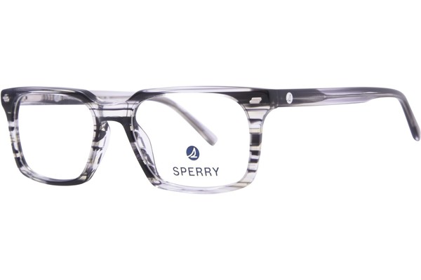 Sperry Slip Knot Eyeglasses Men's Full Rim Rectangle Shape