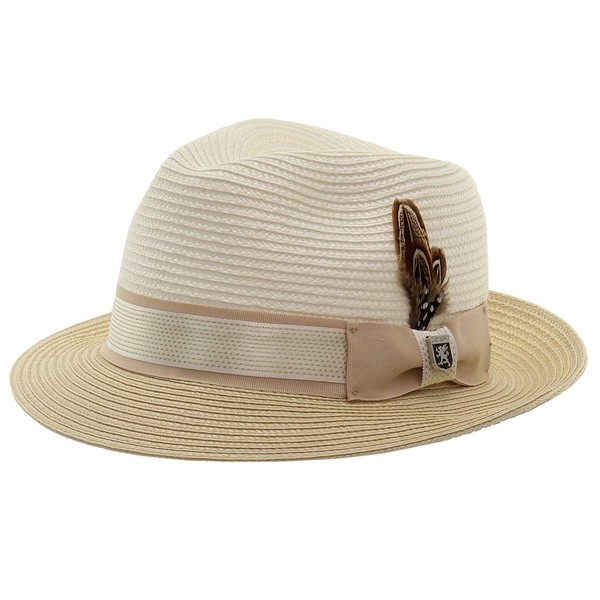  Stacy Adams Men's Pinch Front Fedora Hat 