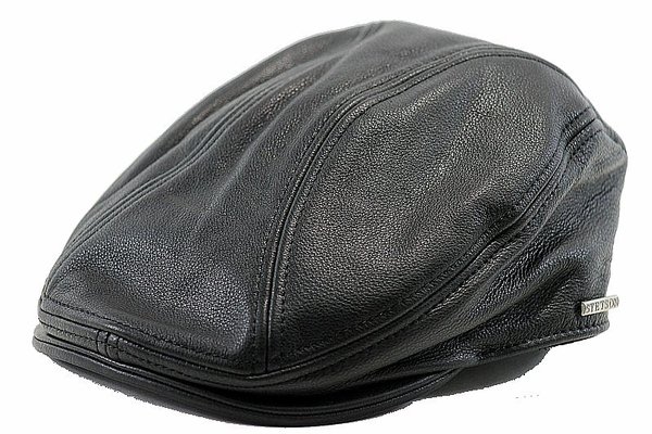  Stetson Men's Flat Cap Argus Leather Hat 