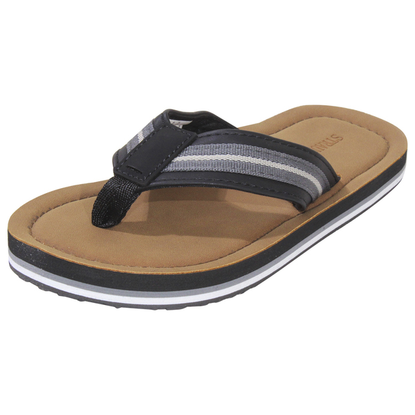  Strauss + Ramm Kids Little/Big Boy's Tison Flip-Flops Sandals 