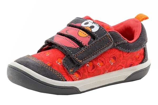  Stride Rite Sesame Street Toddler Boy's Elmo 3-Strap Sneakers Shoes 