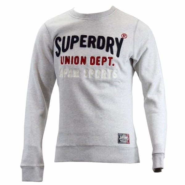 banaan Vaderlijk Dood in de wereld Superdry Men's Core Applique Crew Neck Pull Over Sweatshirt | JoyLot.com