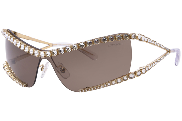  Swarovski SK7022 Sunglasses Women's Shield 