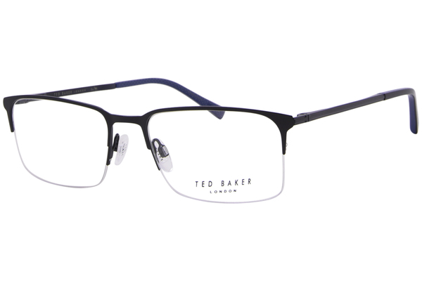  Ted Baker TXL508 Eyeglasses Men's Semi Rim Rectangle Shape 