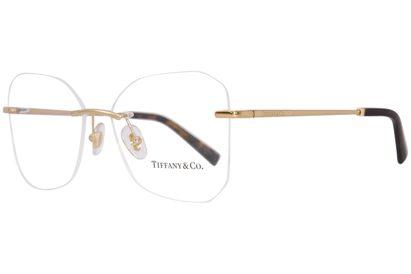  Tiffany & Co. TF1150 Eyeglasses Women's Rimless Butterfly Shape 