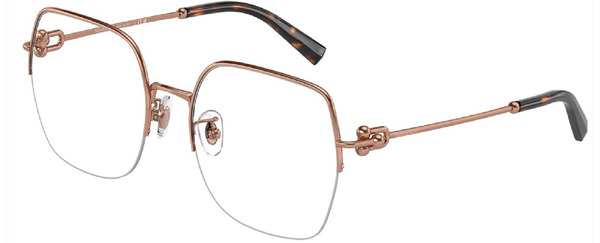  Tiffany & Co. TF1153D Eyeglasses Women's Semi Rim Square Shape 