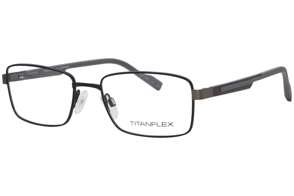 TitanFlex 827067 Eyeglasses Men's Full Rim Rectangle Shape