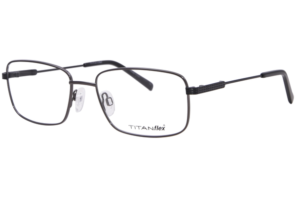 TitanFlex M1013 Eyeglasses Men's Full Rim Rectangle Shape