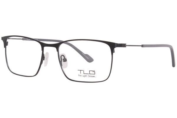  TLG NU041 Eyeglasses Men's Full Rim Rectangle Shape 