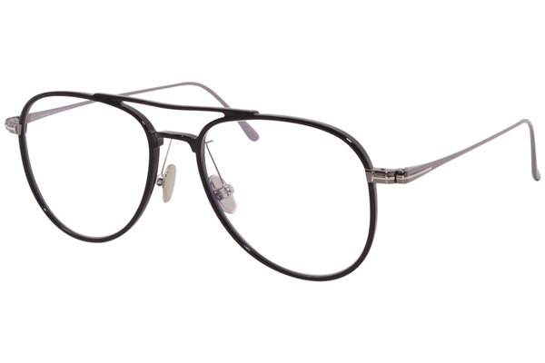  Tom Ford TF5666-B Eyeglasses Men's Full Rim Pilot 