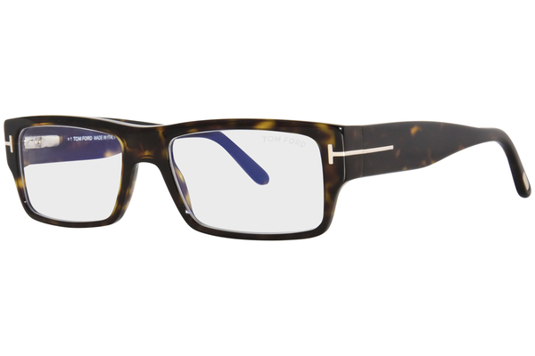 Tom Ford TF5835-B Eyeglasses Men's Full Rim Rectangle Shape