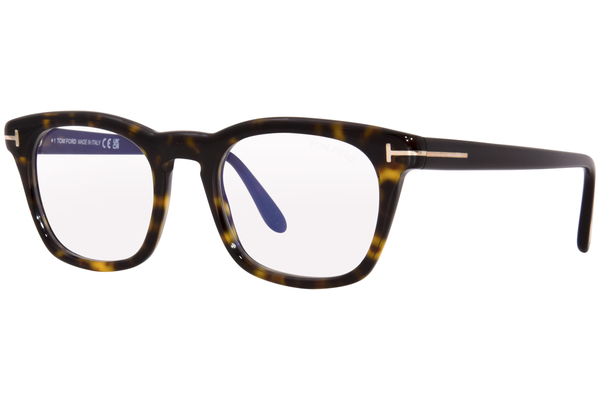  Tom Ford TF5870-B Eyeglasses Men's Full Rim Square Shape 