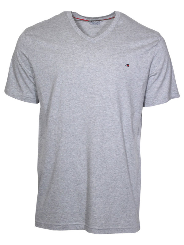  Tommy Hilfiger Men's Core Flag Short Sleeve V-Neck Cotton T-Shirt 