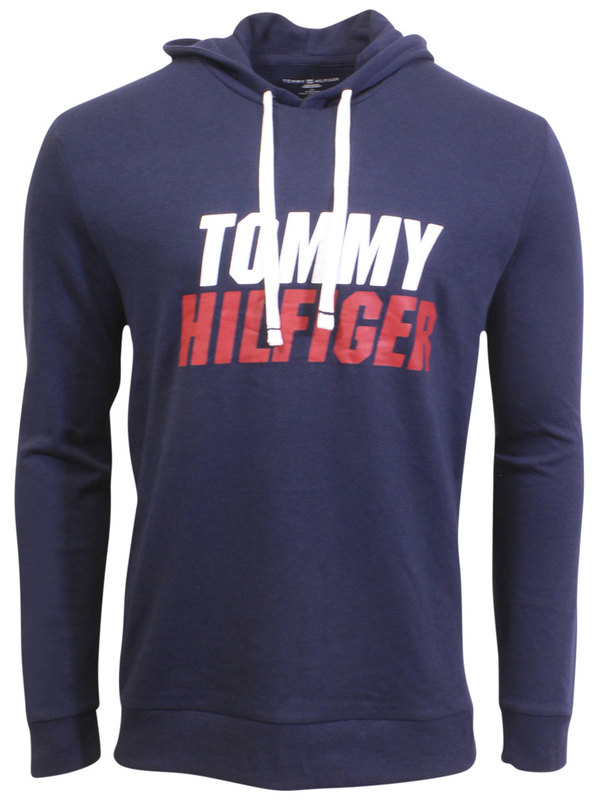 Tommy Hilfiger Men's Pullover Hoodie Sweatshirt Drawstring