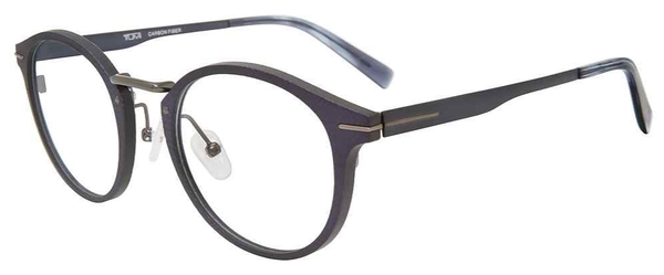 Tumi VTU025 Eyeglasses Men's Full Rim Round Shape