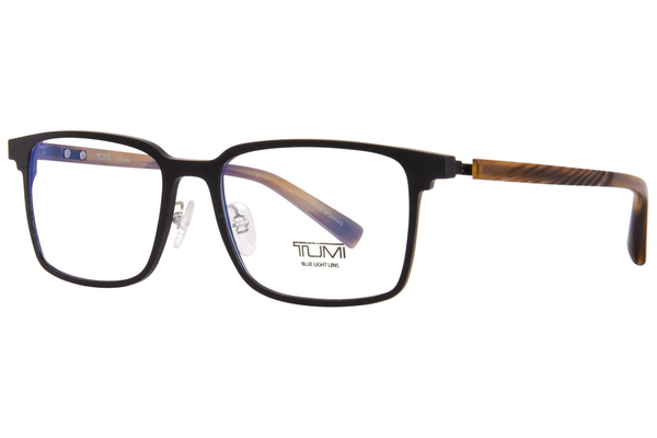 Tumi VTU513 Eyeglasses Men's Full Rim Rectangle Shape