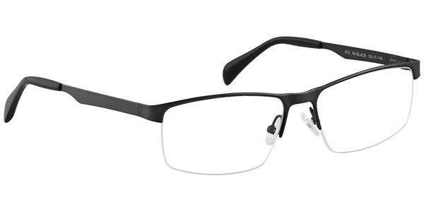  Tuscany Men's Eyeglasses 672 Half Rim Optical Frame 