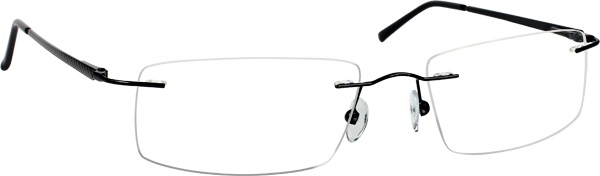  Tuscany Men's Journey Eyeglasses SLD Rimless Optical Frame 