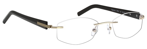 Tuscany Men's Signature Eyeglasses PMB Rimless Optical Frame