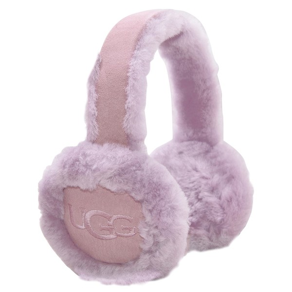 Ugg Women's Earmuff Sheepskin Embroidery Water Resistant