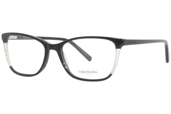 Vera Wang Marcille Eyeglasses Women's Full Rim Rectangle Shape