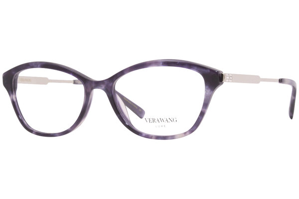  Vera Wang Taffeta Eyeglasses Women's Full Rim Oval Optical Frame 