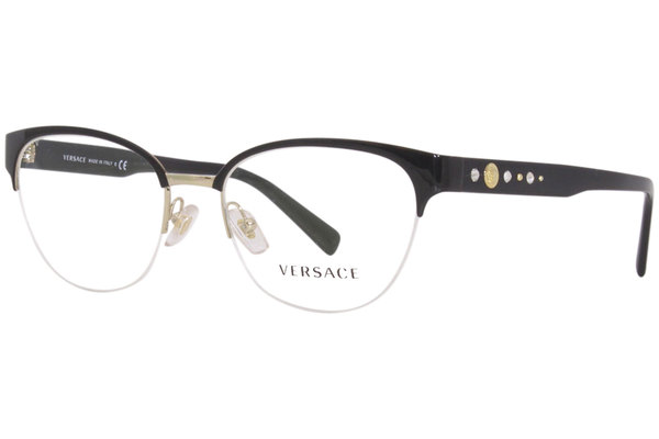 Versace 1255-B Eyeglasses Women's Full Rim Butterfly Optical Frame