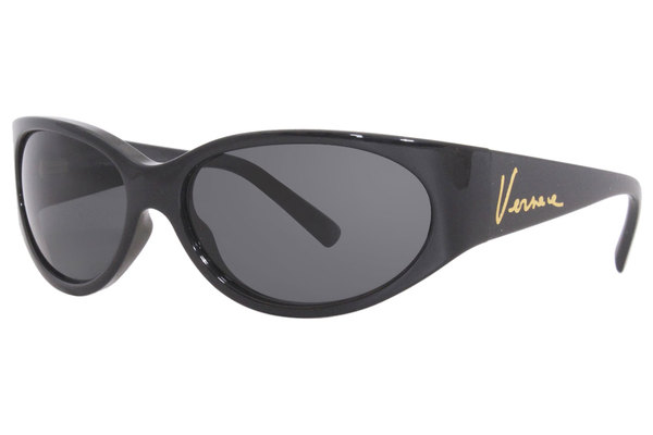  Versace Sunglasses Men's 4386 GB1/87 Black/Dark Grey Lenses 62-16-130 