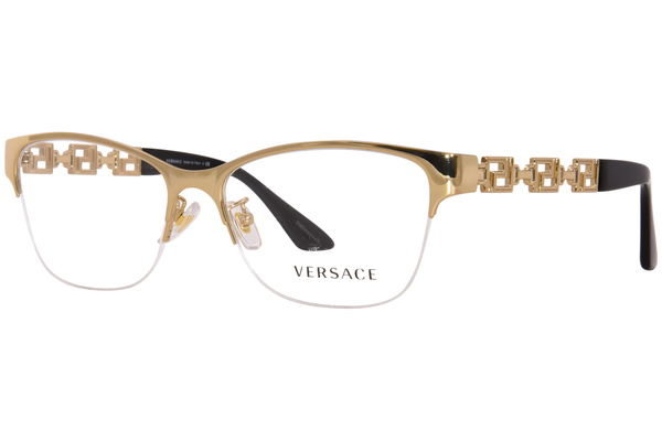  Versace VE1270 Eyeglasses Women's Semi Rim Optical Frame 