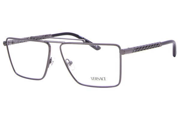  Versace VE1295 Eyeglasses Men's Full Rim Rectangle Shape 