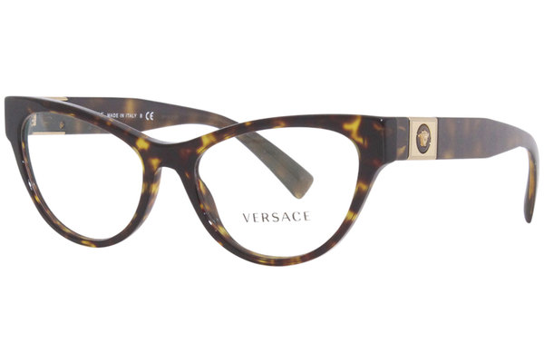  Versace VE3296 Eyeglasses Women's Full Rim Cat Eye Optical Frame 