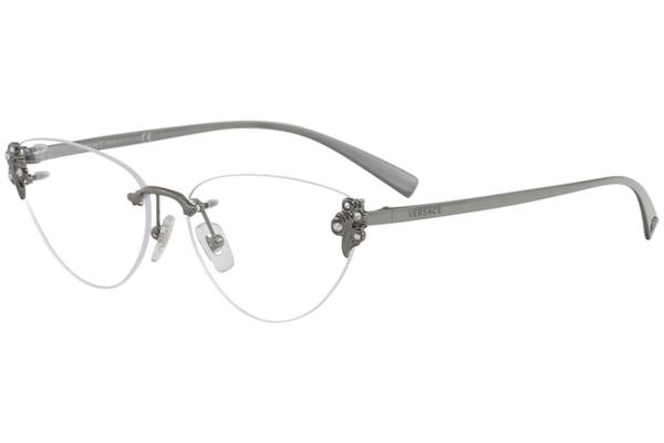  Versace Women's Eyeglasses VE1254B VE/1254/B Rimless Optical Frame 