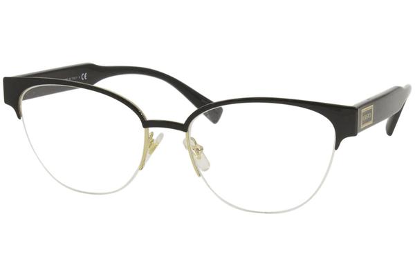  Versace Women's Eyeglasses VE1265 VE/1265 Half Rim Optical Frame 