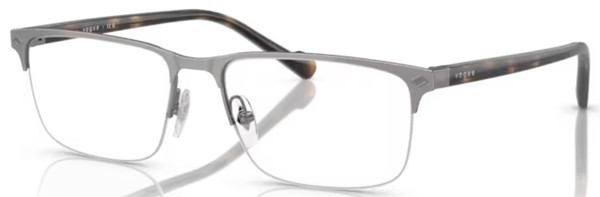 Vogue VO4292 Eyeglasses Men's Semi Rim Rectangle Shape