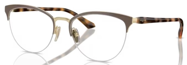  Vogue VO4304 Eyeglasses Women's Semi Rim Oval Shape 