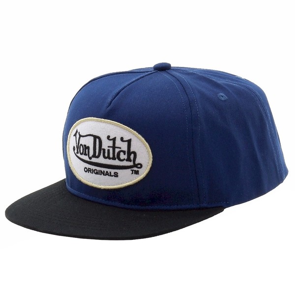  Von Dutch Men's Flat Brim Strapback Baseball Cap Hat 