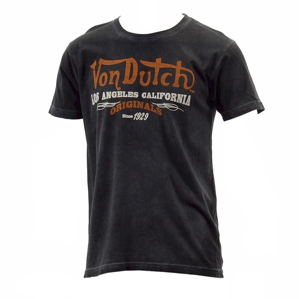  Von Dutch Men's OG 1929 Logo Crew Neck Short Sleeve T-Shirt 