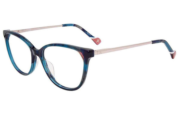 Yalea Sharmila VYA010 Eyeglasses Frame Women's Full Rim Cat Eye